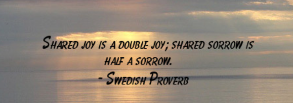 Shared Joy Is a Double Joy