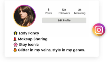 Stylish Bio for Instagram Girl