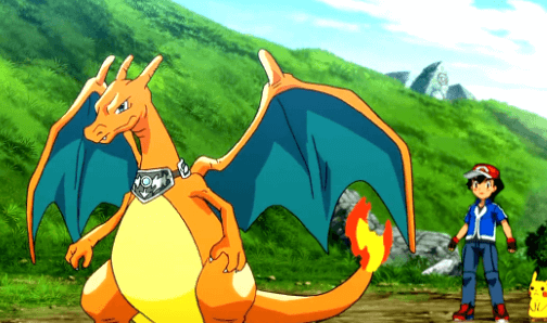 Charizard:Ttw47p-Wxcy= Ash:Tzf4_Ubt4om= Pokemon