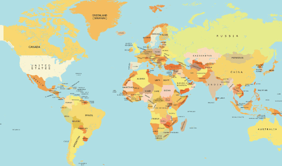 Labeled:Ahhq7gxmbow= World Map