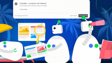 Crawled – Currently not indexed