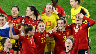 Spain Women's National Football Team Vs England Women's National Football Team Timeline