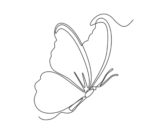 Drawing:Q5pbirjjkfa= Butterfly