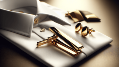 Golden Cufflinks